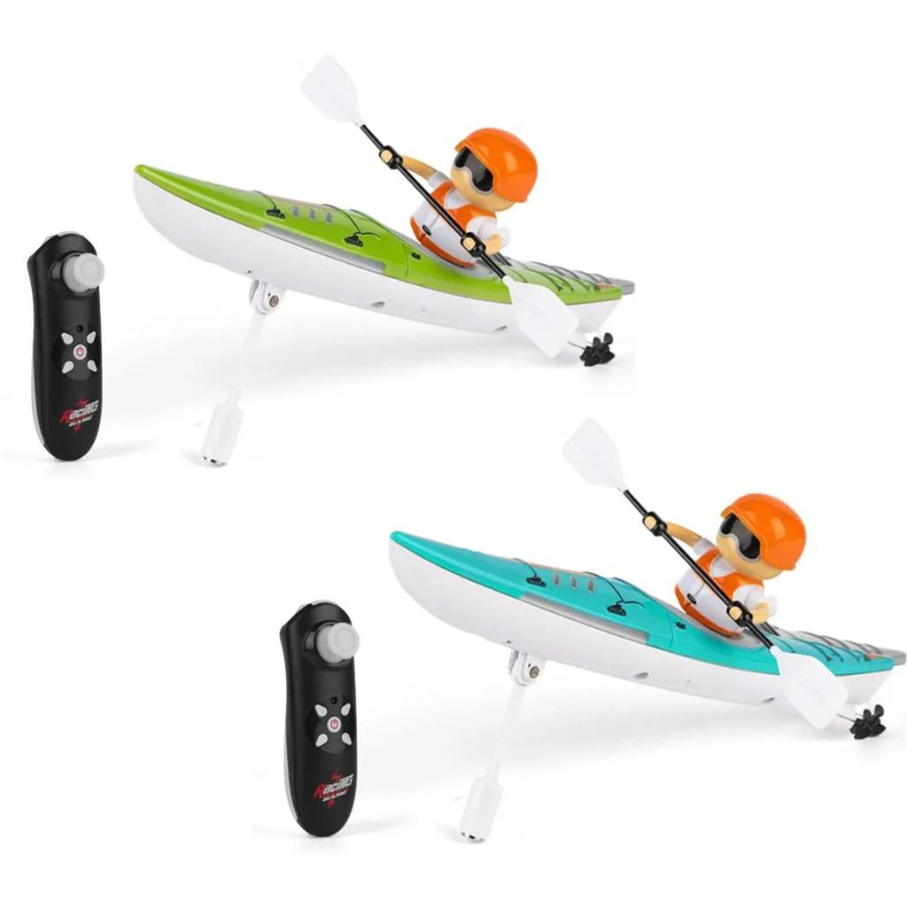 Non-Toxic Rc Boat Paddling Kayak Racing Remote Control Speedboat Water Battle Ship Game Summer Outdoor Children'S Toys For Kids Children Gifts