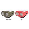 1200MAH Dual Beam Hat Clip Cap Light Mini LED Headlamp Sensor Headlight USB Rechargeable Adjustable Angle Camping Headlamp Work Lights