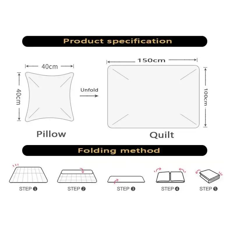 Car Seat Cushion Quilt Blankets Throw Pillow for Skoda Yeti Karoq Fabia Superb Rapid Felicia Kodia Kamiq Octavia Accessories