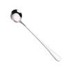 Kitchen Solid Color Stainless Steel Coffee Spoon With Long Handle Scoops Dessert Tea Spoon Accessories Tableware Supplies Tools