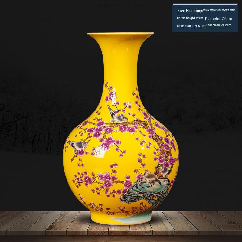 Jingdezhen Ceramic Vases - Chinese Home Decor for TV Cabinets & Shelves