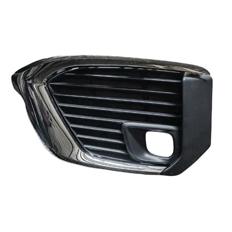 1 Piece Left Front Bumper Fog Lamp Frame Fog Light Grille Trim Black Plastic For 5008 16119191980