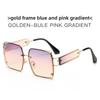 Punk Rock Metal Frame Sunglasses With Uv400 Protection For Fashion And Outdoor Activities