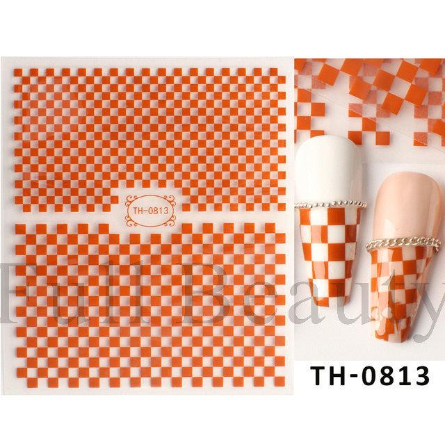 Nail Art Sticker Diablo Series European And American Halloween Laser Spider Scorpion Thin Fortitude Back Glue Nail Sticker