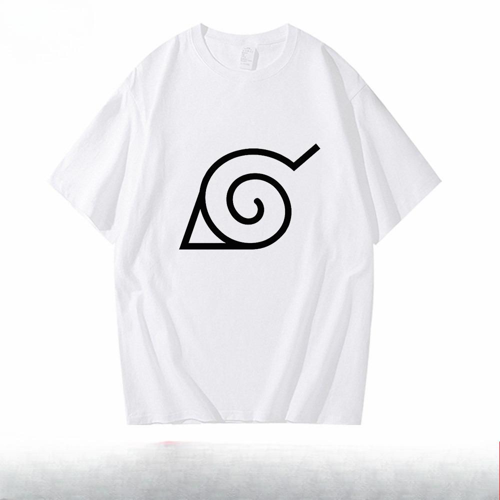 Trendy Brand Naruto Childrens Tshirt Summer New Anime Peripheral Printed Parentchild Outfit Pure Cotton Fashionable Tshirt
