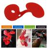 50 Pcs Plastic No Bolt Chicken Glasses Pigeon Pheasant Anti-pecking Glasses Poultry Supplies