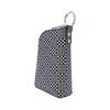 Inden-ya Inden Key Case D, Deer Leather, Navy x White Lacquer, Small Checkerboard Pattern, Special Order Color 4707-14-167