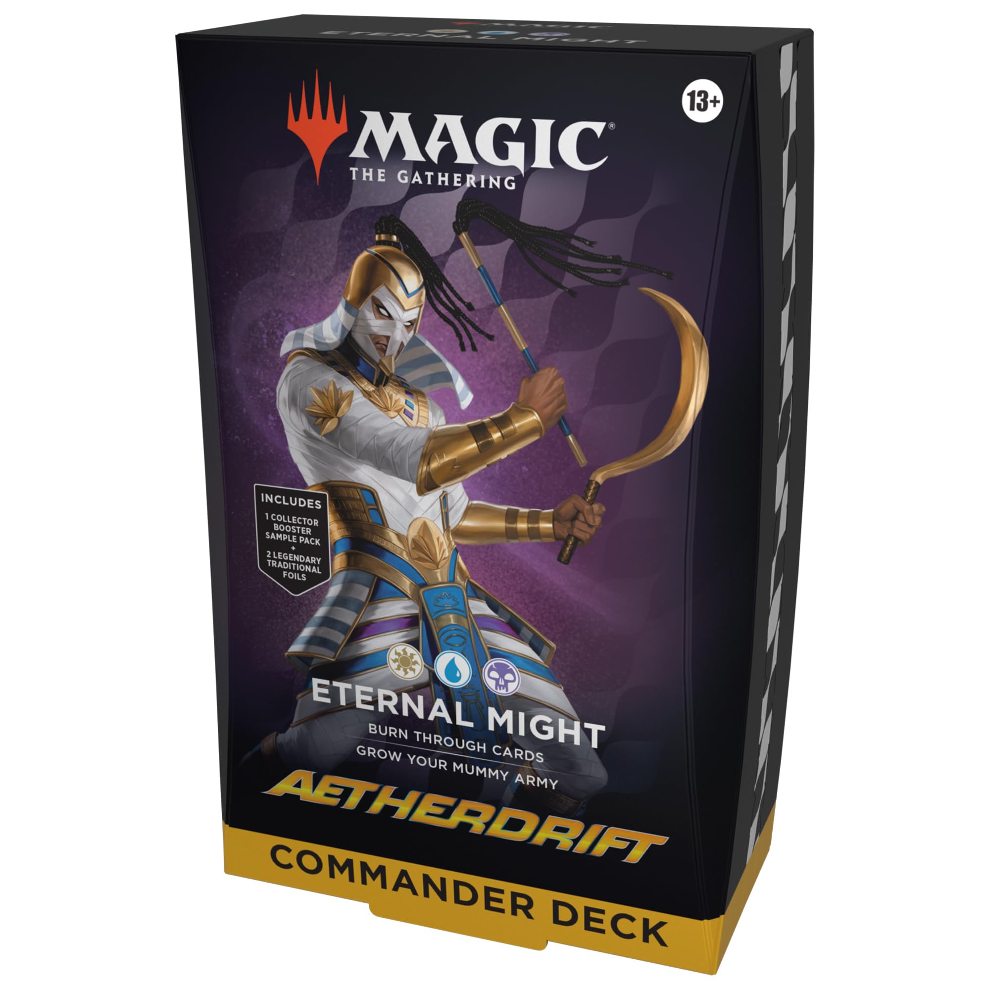 The Gathering Esderdrift Commander Deck Eternal Might 2 card collector booster sample packs Magic - (100 cards, + accessories)