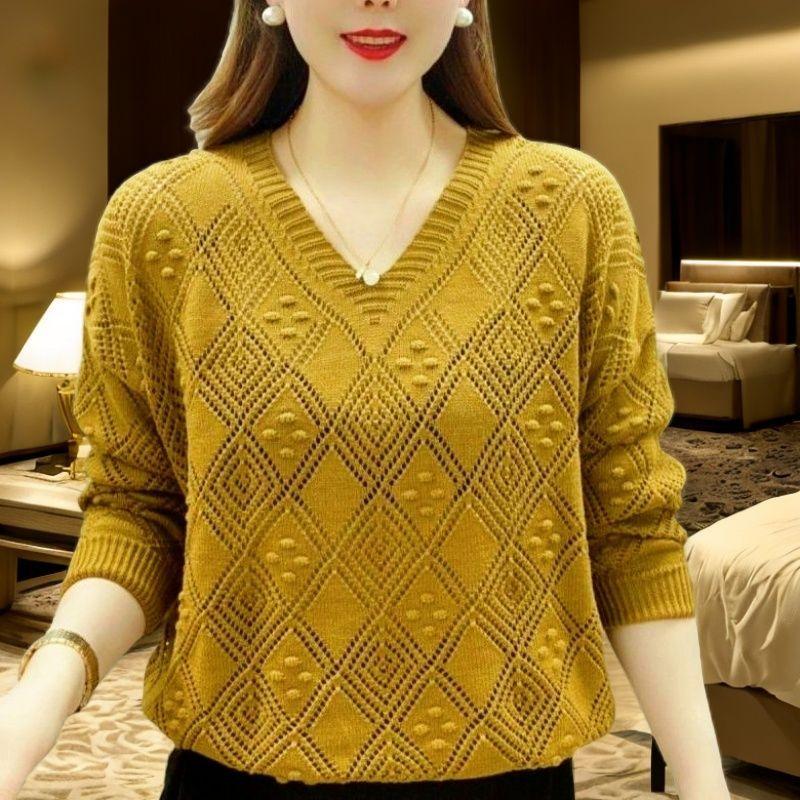 Western-style Knitwear, Women's Sweaters, Thin Knitwear, Long-sleeved Knitwear