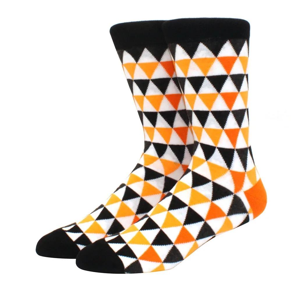 Large Size New Happy Funny Couple Trendy Socks Funny Personalized  Cartoon Jacquard Long tube cotton socks