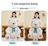 Polar Bear Plush Scarf Companion: Cute Holiday Gift Toy