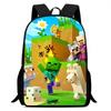 Minecraft Printed Backpack Children'S Elementary School Bag