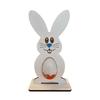 Wooden Egg Stand Bunny Egg Rack Wooden Easter Bunny Egg Holder For Kinder Eggs Personalized Table For Kids For Chocolate