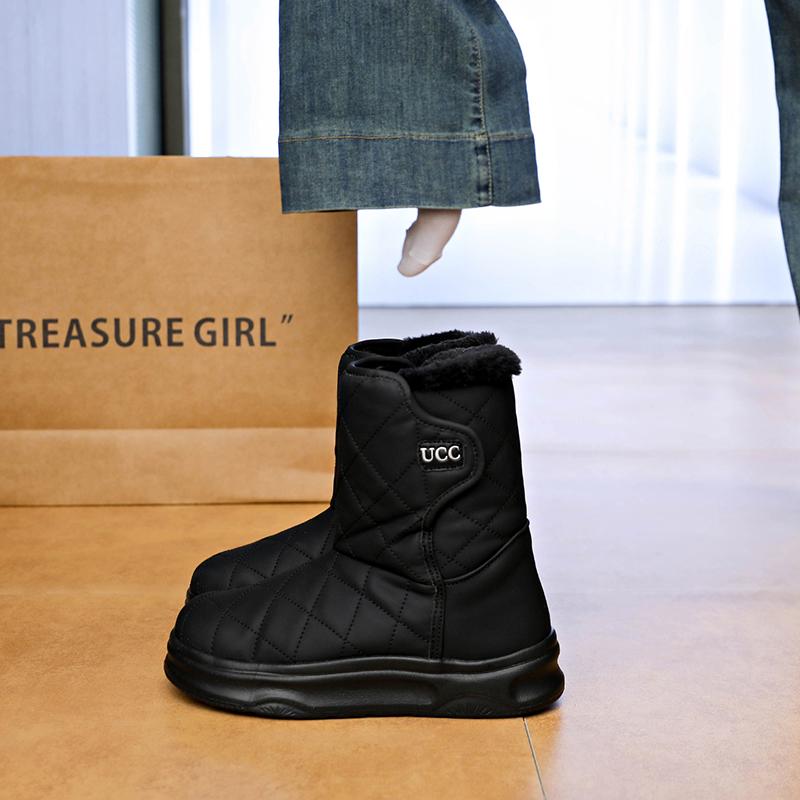 TUINANLE Wool Winter Snow Boots for Women, Warm and Comfortable. Simple and Fashionable Women's Shoes