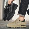 Men’s Sports Shoes Running Sneakers Students Jogging Shoes Black Outdoor Hiking Walking Shoes High Top Over Sized