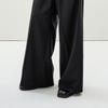 Less Spring 2025 Casual Merino Wool Wide-Leg Pants