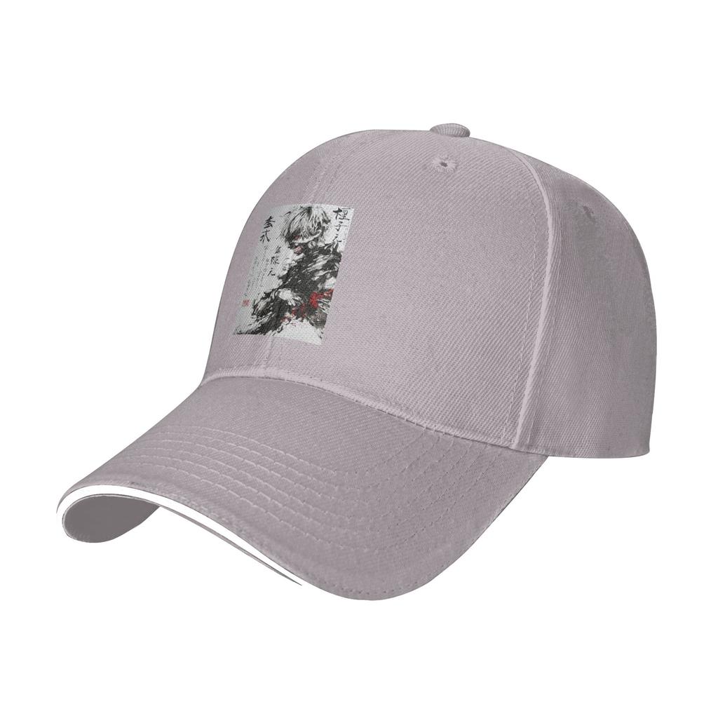 Anime Tokyo Ghoul Kaneki Ken Cap Casual Baseball Caps Adjustable Hat Hip Hop Summer Unisex Baseball Hats Customizable