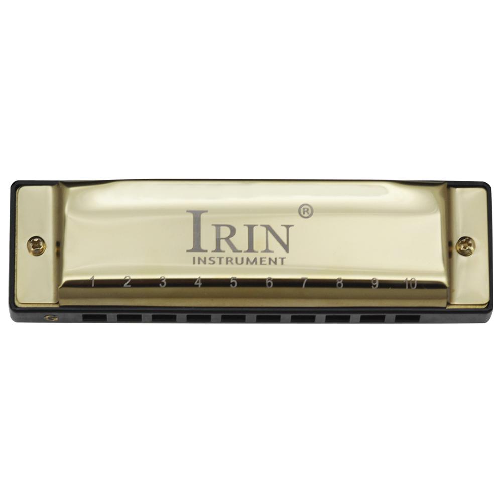 G 20 Mouthorgan 10 Holes 20 Tones Key of G Blues Harmonica with ABS Box for Beginners Music Lovers Christmas Gift Wind