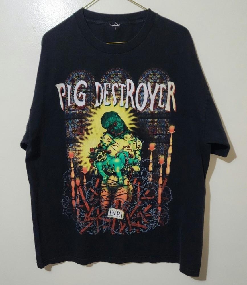 Vintage Pig Destroyer Band MOTHER MARY Cotton Black Shirt S to 5XL PN341 Unisex T-Shirt S