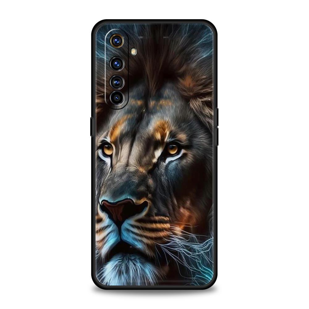 

Soft TPU Case For Realme C67 C63 C55 C53 C25 C21 10 11 12 13 GT 2 3 5 Pro Plus 5G Shockproof Phone Cover The Lion Fundas Capas 12 Plus 5G