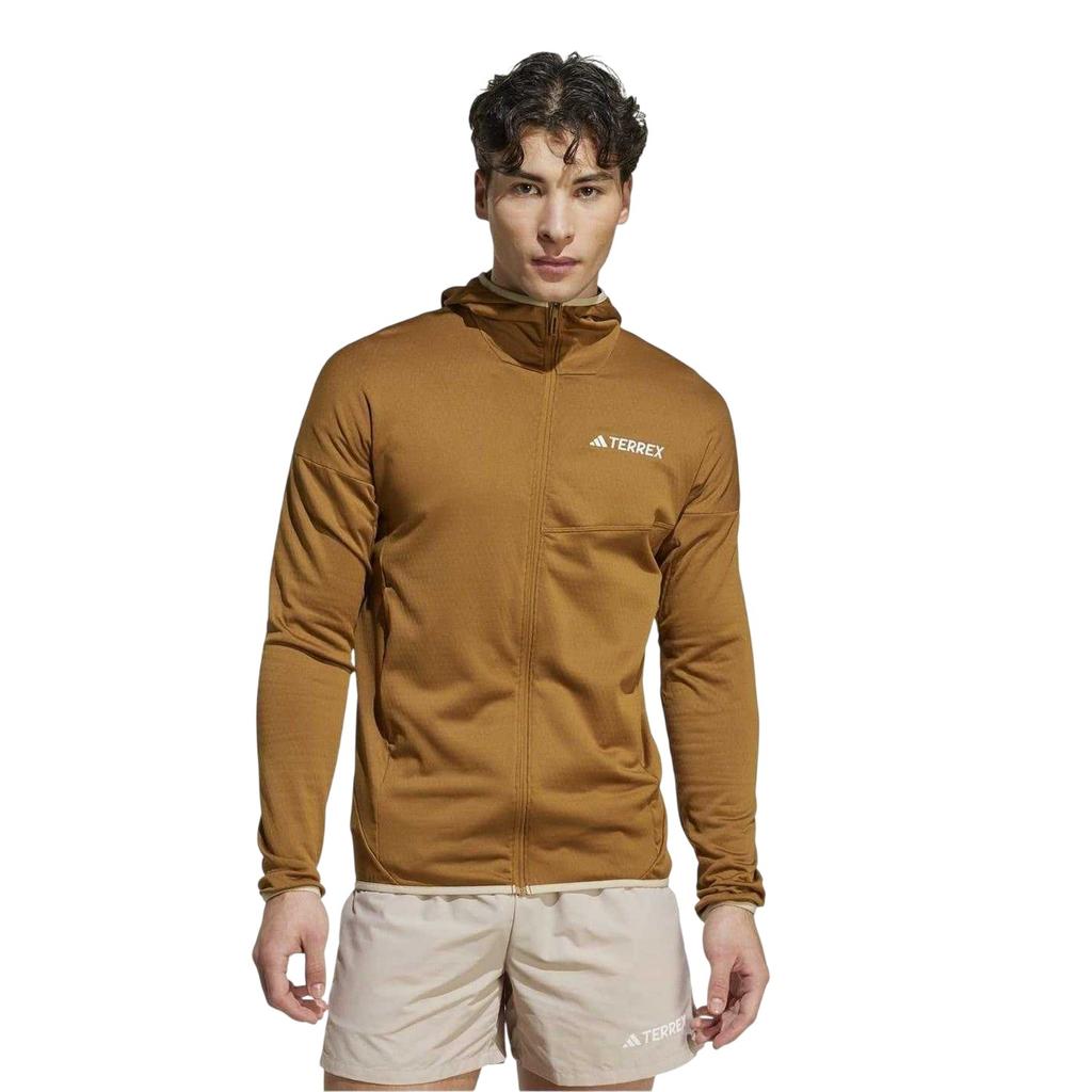 adidas Mens Terrex Regular Raglan Outdoor Full Zip Hoodie