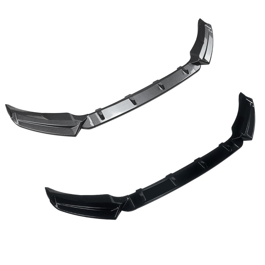 Car Front Bumper Lip Spoiler Diffuser Splitters BodyKit Aprons Cover Guard Trim For Volkswagen T-Roc Standard Edition 2018-2022
