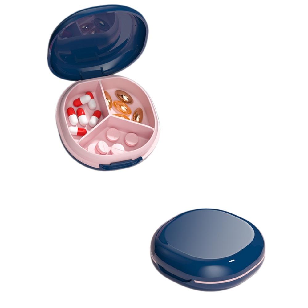 3 Grid Pill Box 4 Grid Granule Storage Box Waterproof Pills Organizer Travel
