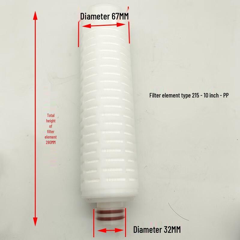 Folded PP/PTFE Microporous Filter Cartridge 3 Pieces