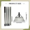 Flat Shovel Outdoor Tool Heavy Duty Multipurpose for Lawn Edging Weeding Sod 21cm