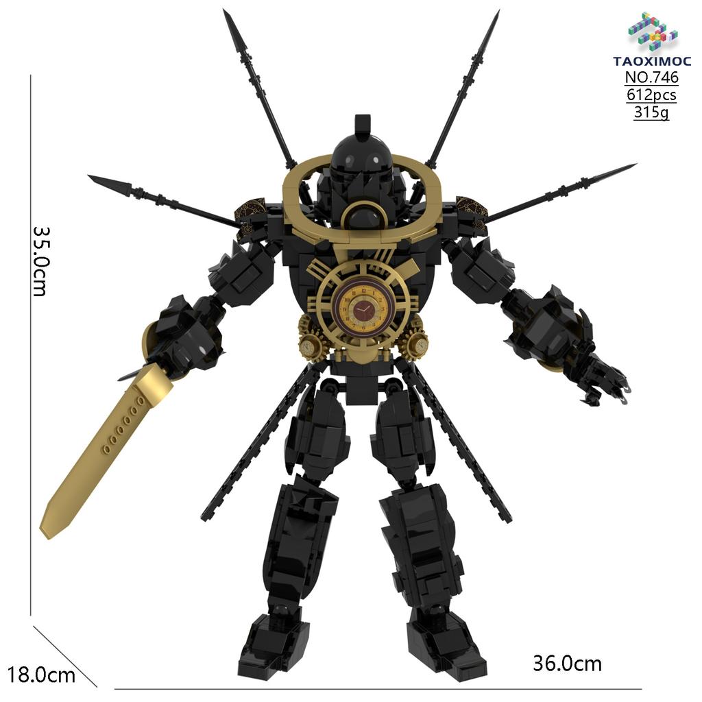 Compatible With Skibidi Toilet MOC Abstract Building Blocks Upgrade Titan Speaker King Model Bricks Toys