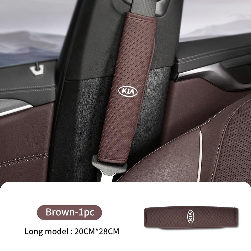 GWXN5 Car Safety Belt Cover Seat Shoulder Protector Pad Accessories For KIA K5 K2 Rio Optima Sportage Venga Sorento Stonic Forte