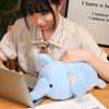 Double-Sided Flip Rabbit Elephant Toy PP Cotton Cartoon Rabbit Stuffed Doll  Children Girls Boys