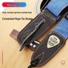 Perseus Soldier Guitar Strap: Genuine Leather, Wide Shoulder Design for Acoustic, Electric Guitar & Bass