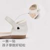 David Bella Girls' Leather Shoes Summer New Children's Sandals White Princess Wind Large Children's Anti slip Shoes