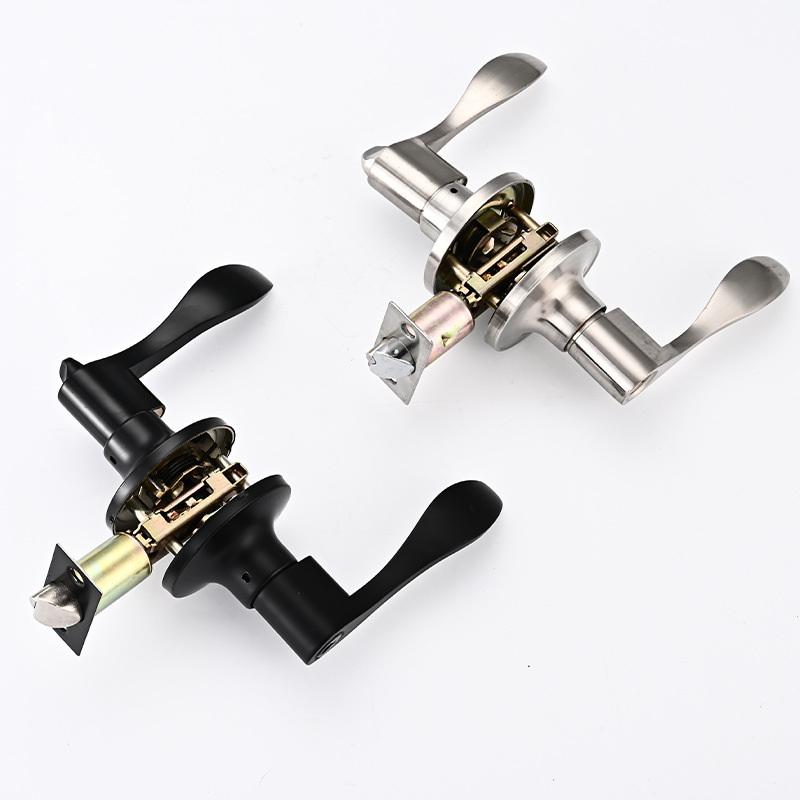 Door Handle Lock Round Entry Security Privacy Sliding Front Doors Entrance Keyed Locks For Bedroom Living Room Household