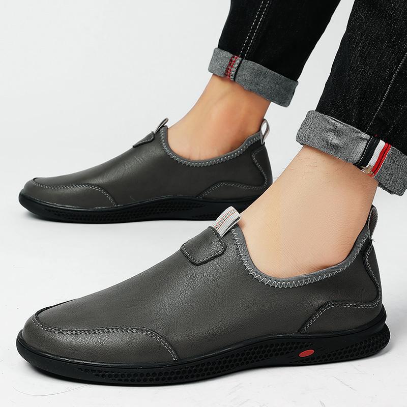 Handmade Loafers High Quality Mens Business Shoes Genuine Leather Man Casual Slip on Shoes Luxury Brand Formal Comfy Moccasins