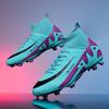 Scarpe da Calcio Rosa alla Moda da Uomo Professionali Leggere con Calzino Stivali da Calcio Outdoor Antiscivolo Tacchetti da Calcio Originali Scarpe da Ginnastica