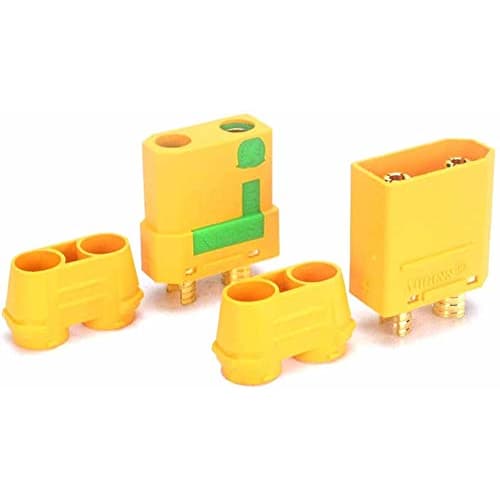 5 Pairs Amass XT90S XT90-S XT90 Connectors Anti-Spark Male and Female Connectors Set for RC Quadcopter Brushless Motor FPV Drone Lipo Battery ESC and
