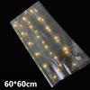 1PC Multipurpose Flower Wrapping Paper Cellophane LED Bouquet Packing With Led Light Waterproof