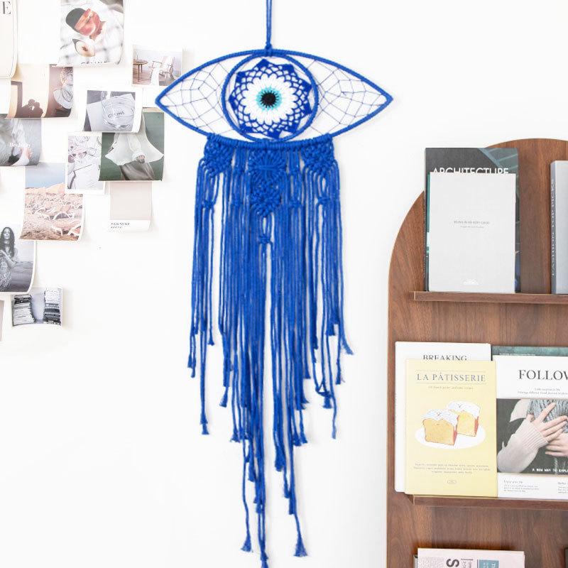European-style hand-woven cotton rope tapestry tassels for home wall hanging decorative soft furnishing collection