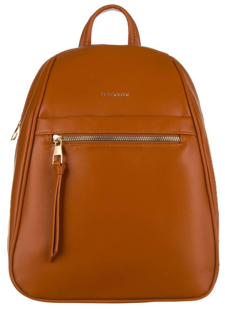 Elegant women's backpack made of eco-leather - Peterson