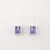 Natural Iolite Gemstone 925 Sterling Silver Jewelry Handmade Earrings 1.06" Gift EE-167-6