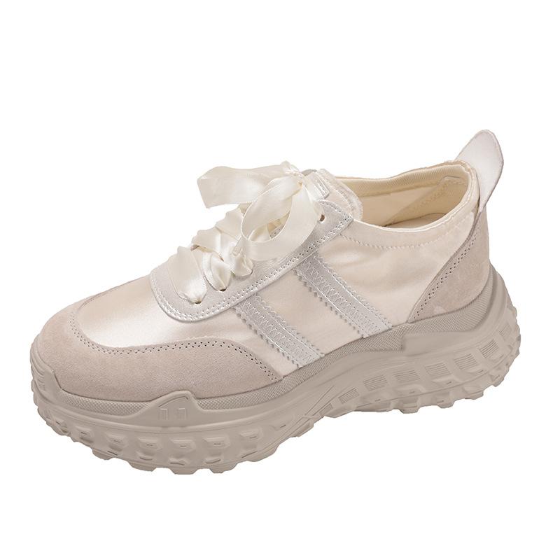 

Thick-soled inner height-increasing ballet training shoes for women s 2025 new small height-increasing comfortable and breathable casual Forrest Gump 35