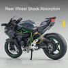 1:12 Kawasaki 400 H2r S1000rr Model Motorcycle Toys Alloy Diecast Car Front Wheel Steering With Light Motorbike Toy For Kid Gift