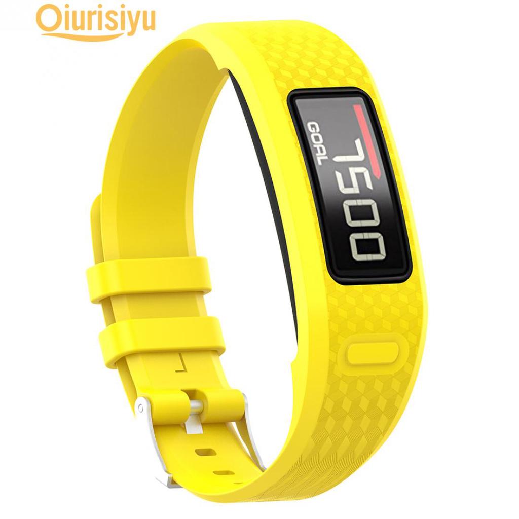 Cinturino Sostitutivo Per Garmin Vivofit 4 - Morbido Silicone Sportivo (Taglia L) - Nero, Materiale TPU/TPE, Regolabile, Adatto A Polsi 18-23 Cm