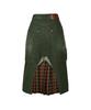 Andersson Bell Raptor Layered Pleats Skirt Apa860W(Washed Green)