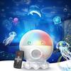 Jellyfish Octopus Starry RGB Light: Remote Control Music Projector Gift
