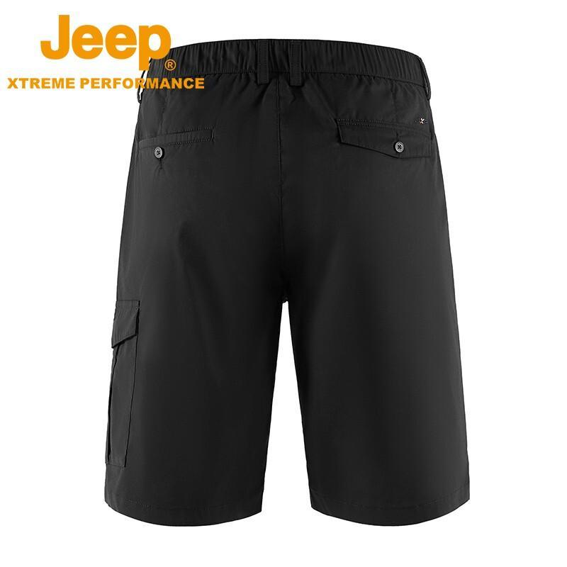 Jeep Men's Casual Loose Fit Cargo Shorts