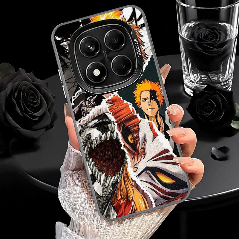 Bleach Kurosaki Ichigo Soft Phone Case for Xiaomi Redmi Note 13 14 15 Pro Plus 12S 12 11S 11 11T 10S 10 Shockproof Cover Back Sh