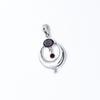 Sterling Silver Garnet Pendant: 925 Gemstone Jewelry